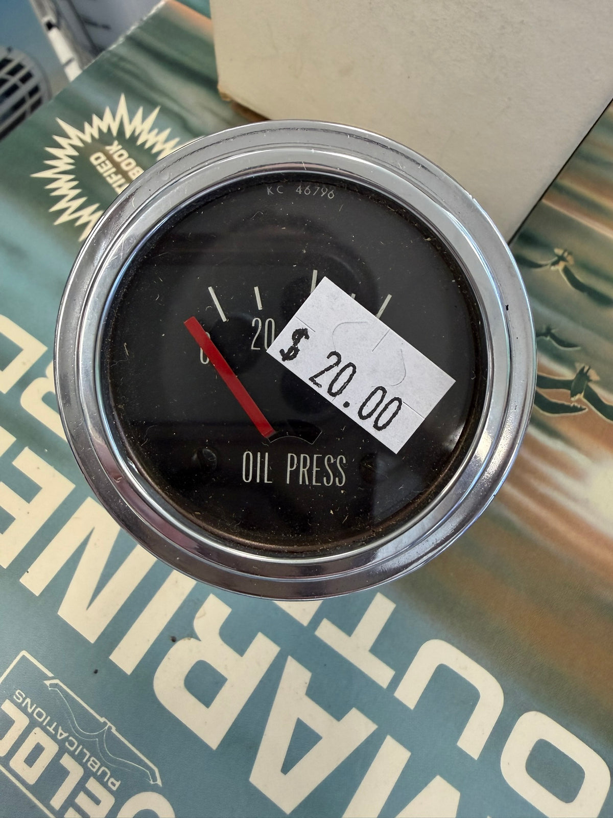 MERCURY OIL PRESSURE GAUGE