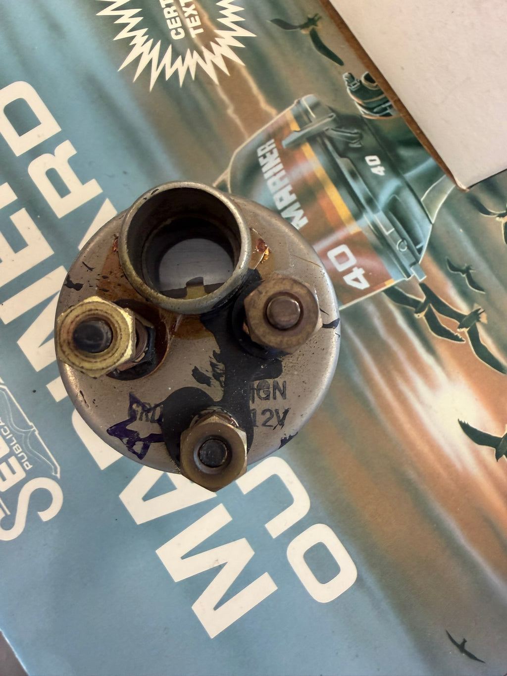 MERCURY OIL PRESSURE GAUGE