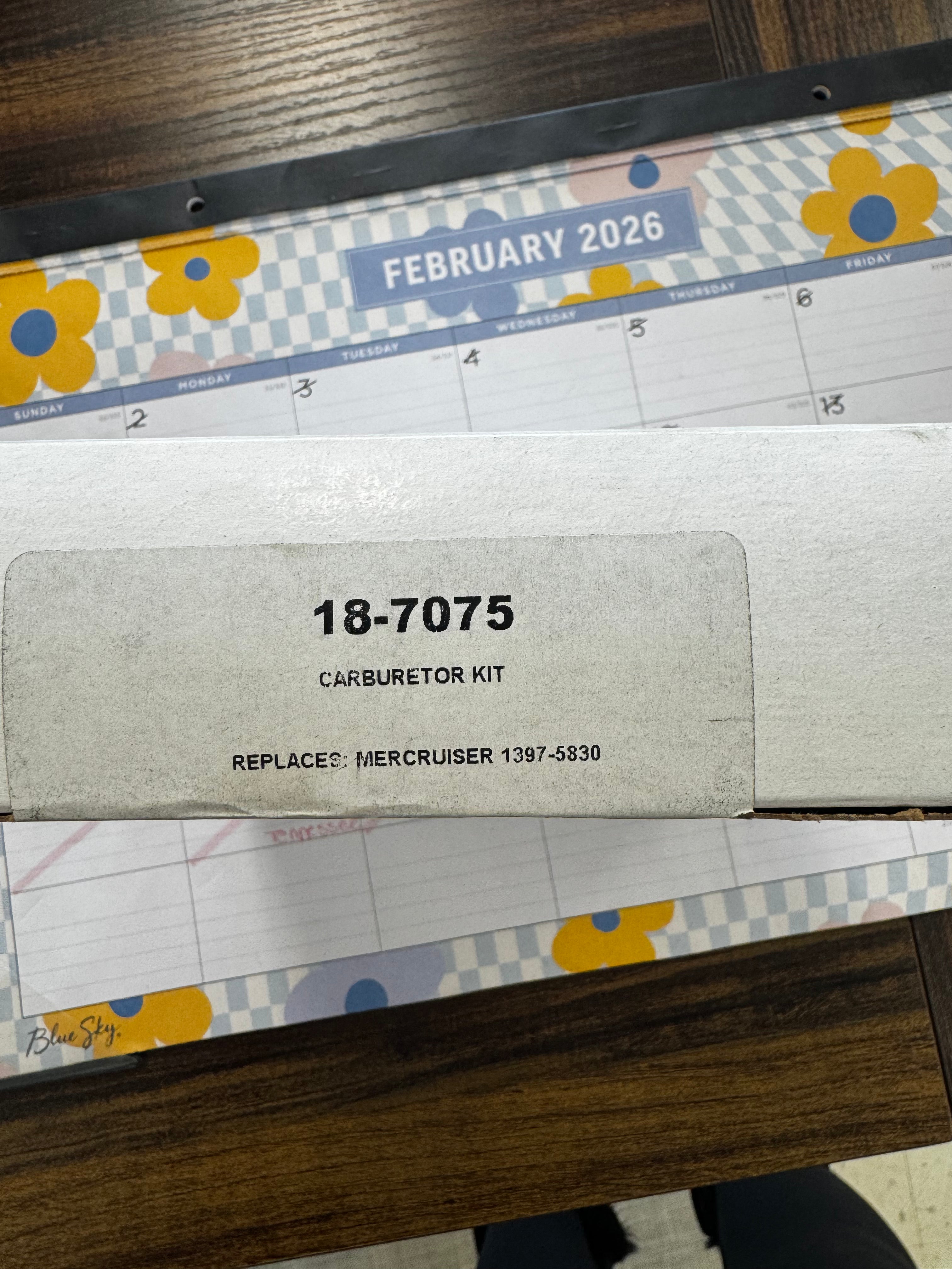 CARB KIT 18-7075